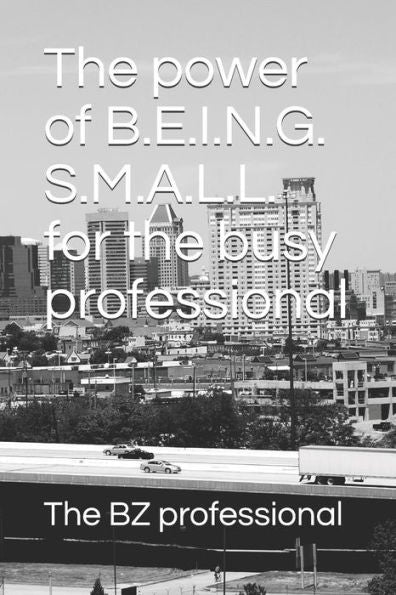 The Power Of Being Small For The Busy Professional : Small Is The New Goal. Excesses Are Holding You Back. Be Small To Stay Focused, Mitigate Your Risks And Succeed In All You Do.