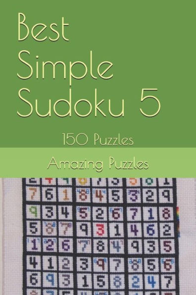 Mejor Sudoku simple 5: 150 rompecabezas