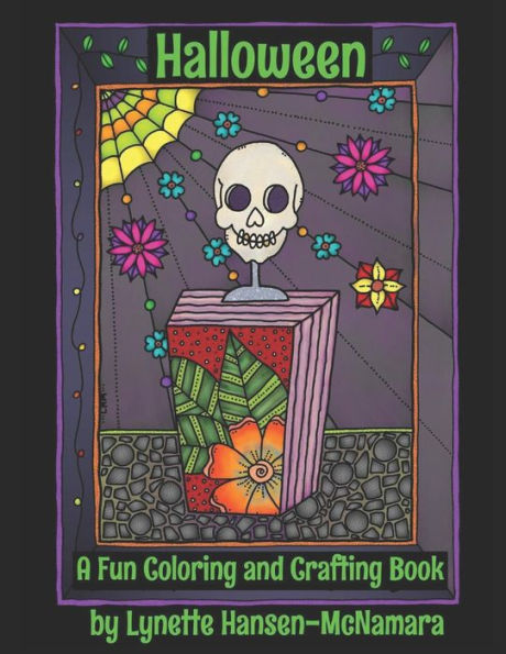 Halloween: A Fun Coloring and Crafting Book