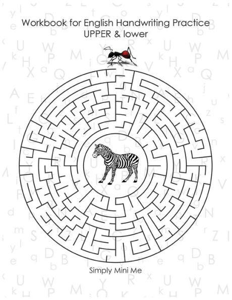 Workbook For English Handwriting Practice - Upper & Lower