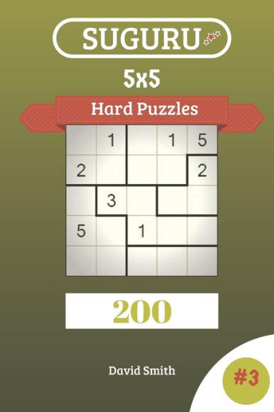 Suguru Puzzles - 200 Hard Puzzles 5X5