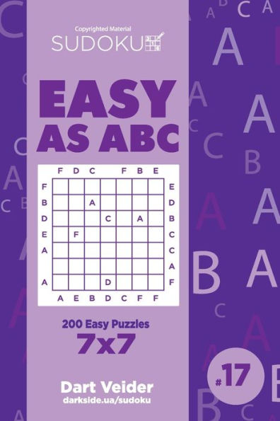 Sudoku Easy As Abc - 200 Easy Puzzles 7X7