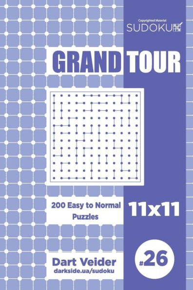 Sudoku Grand Tour - 200 Easy To Normal Puzzles 11X11