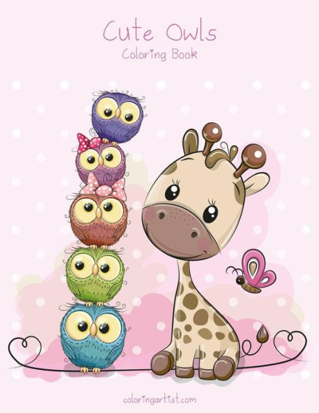 Cute Owls Coloring Book 1