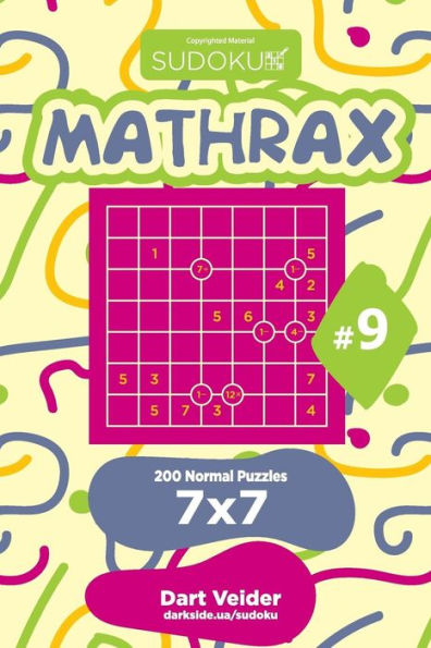 Sudoku Mathrax - 200 Normal Puzzles 7X7