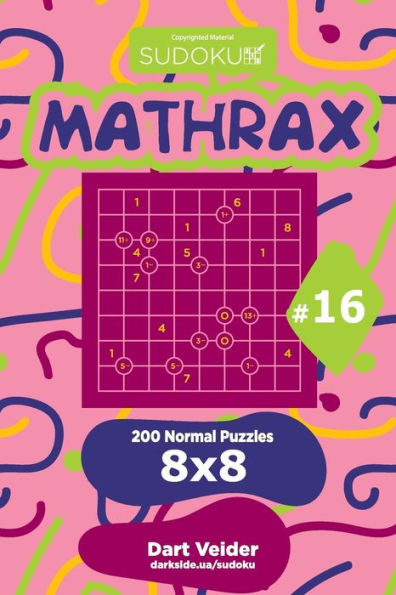 Sudoku Mathrax - 200 Normal Puzzles 8X8