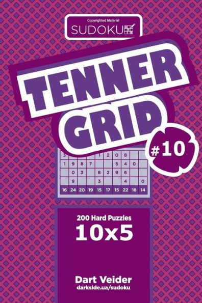 Sudoku Tenner Grid - 200 Hard Puzzles 10X5