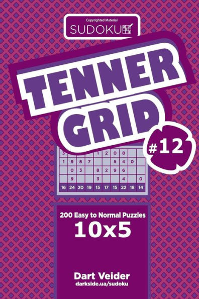 Sudoku Tenner Grid - 200 Easy To Normal Puzzles 10X5