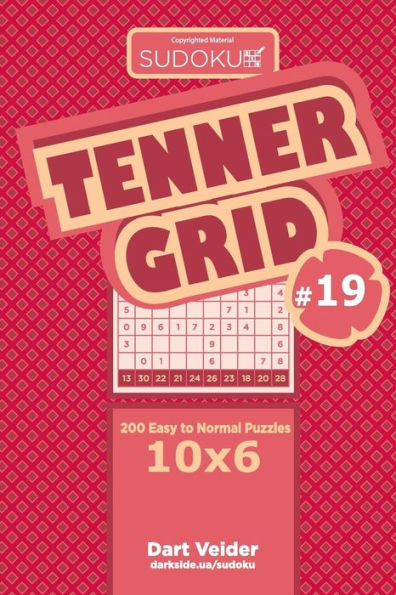 Sudoku Tenner Grid - 200 Easy To Normal Puzzles 10X6