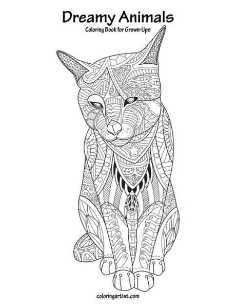 Dreamy Animals Coloring Book for Grown-Ups 1