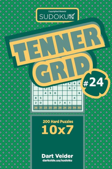 Sudoku Tenner Grid - 200 Hard Puzzles 10X7