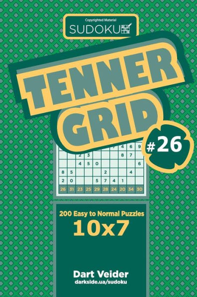 Sudoku Tenner Grid - 200 Easy To Normal Puzzles 10X7