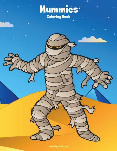 Mummies Coloring Book 1