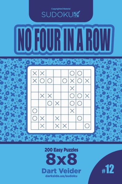 Sudoku No Four In A Row - 200 Easy Puzzles 8X8