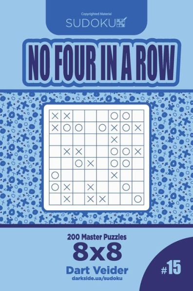 Sudoku No Four In A Row - 200 Master Puzzles 8X8