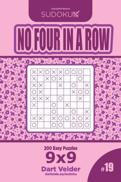 Sudoku No Four In A Row - 200 Easy Puzzles 9X9