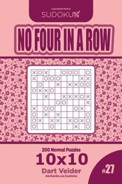 Sudoku No Four In A Row - 200 Normal Puzzles 10X10