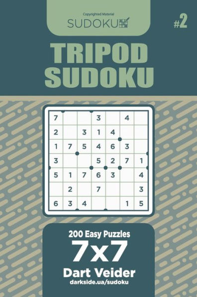 Tripod Sudoku - 200 Easy Puzzles 7X7