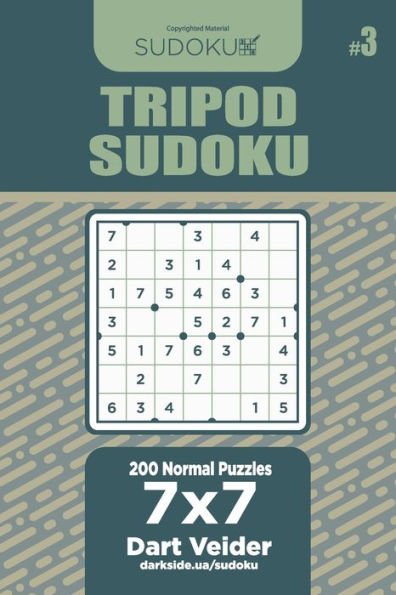 Tripod Sudoku - 200 Normal Puzzles 7X7