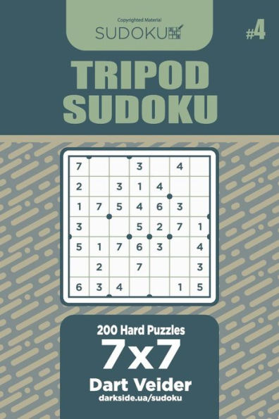 Tripod Sudoku - 200 Hard Puzzles 7X7