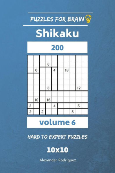 Puzzles For Brain - Shikaku 200 Hard To Expert 10X10