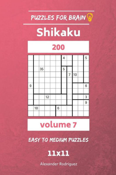 Puzzles For Brain - Shikaku 200 Easy To Medium 11X11