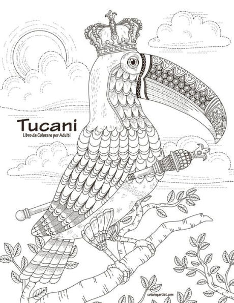 Tucani Libro Da Colorare Per Adulti 1