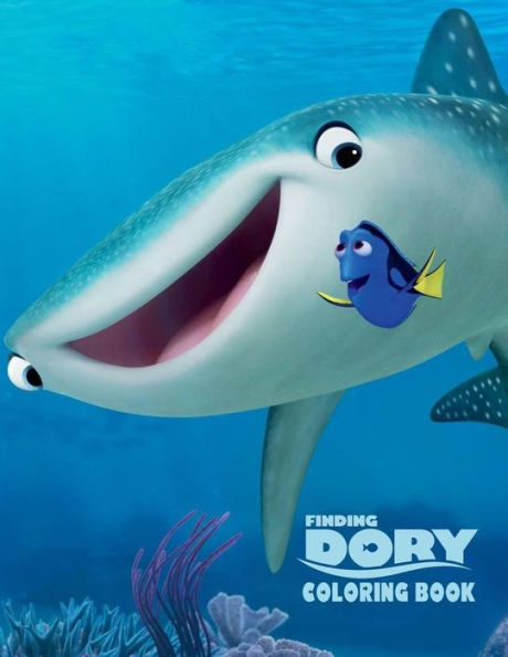 Finding Dory Coloring Book : Coloring Book for Kids and Adults with Fun, Easy, and Relaxing Coloring Pages