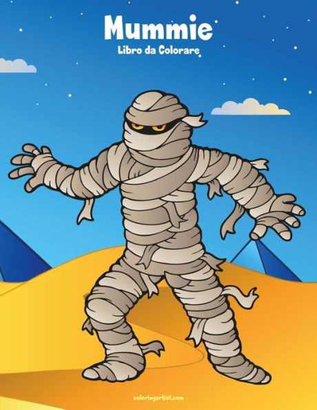 Mummie Libro Da Colorare 1
