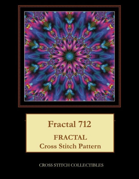 Fractal 712 : Fractal Cross Stitch Pattern
