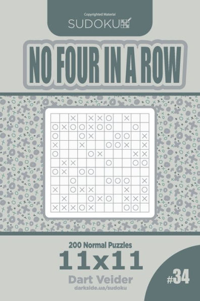 Sudoku No Four In A Row - 200 Normal Puzzles 11X11