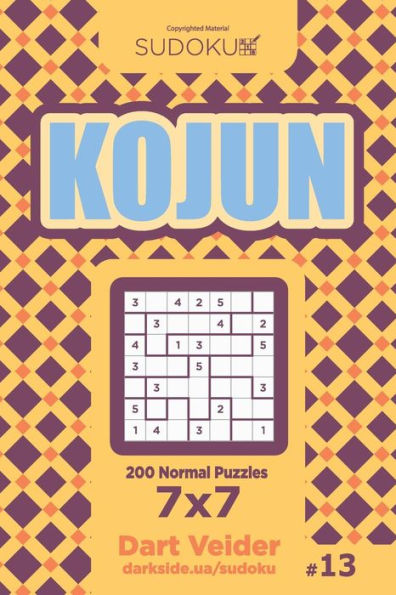 Sudoku Kojun - 200 Normal Puzzles 7X7