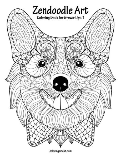 Zendoodle Art Coloring Book For Grown-Ups 1