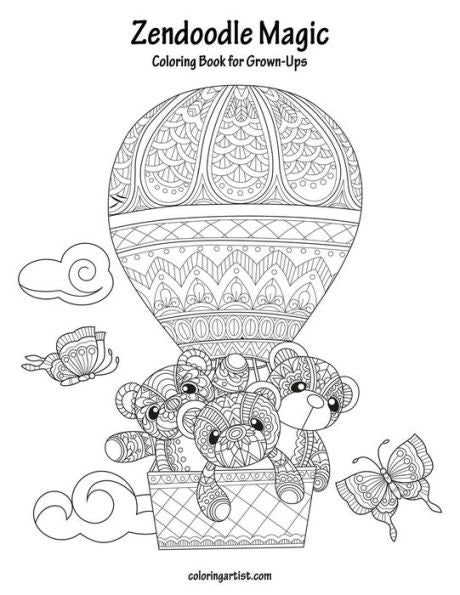 Zendoodle Magic Coloring Book For Grown-Ups 1