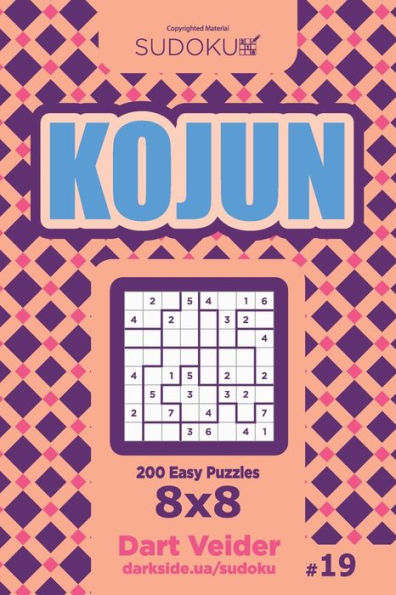 Sudoku Kojun - 200 Easy Puzzles 8X8