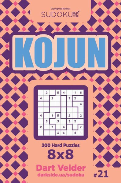 Sudoku Kojun - 200 Hard Puzzles 8X8