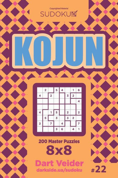 Sudoku Kojun - 200 Master Puzzles 8X8