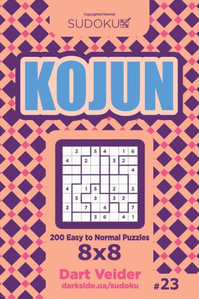 Sudoku Kojun - 200 Easy To Normal Puzzles 8X8