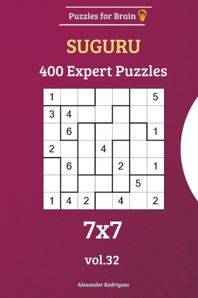 Puzzles For Brain - Suguru 400 Expert Puzzles 7X7