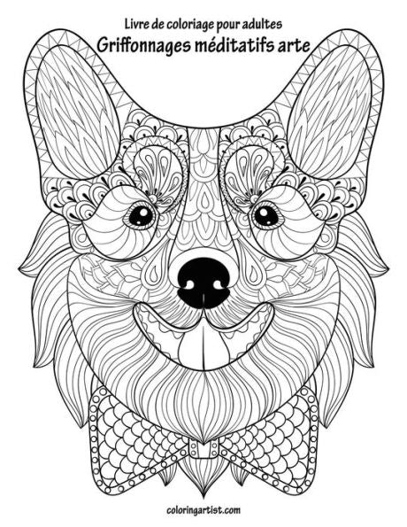 Livre De Coloriage Pour Adultes Griffonnages Méditatifs Arte 1