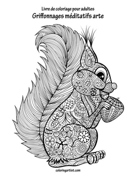 Livre De Coloriage Pour Adultes Griffonnages Méditatifs Arte 2