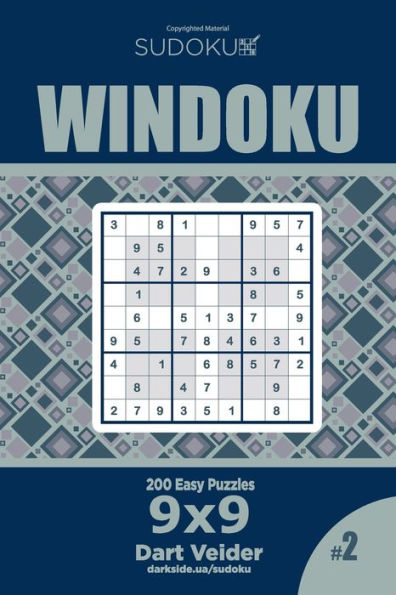 Sudoku Windoku - 200 Easy Puzzles 9X9
