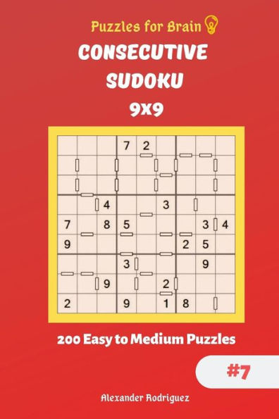 Puzzles For Brain - Consecutive Sudoku 200 Easy To Medium Puzzles 9X9