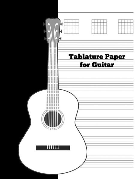 Tablature Paper For Guitar - 9781730879593