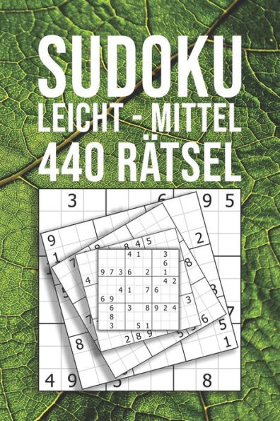 Sudoku Leicht - Mittel - 440 Rätsel : 110 Seiten Knobel-Spaß In Reisegröße Ca. Din A5 - Für Einsteiger Und Kenner