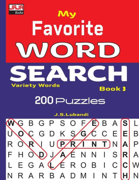 My Favorite Word Search - 9781731065926