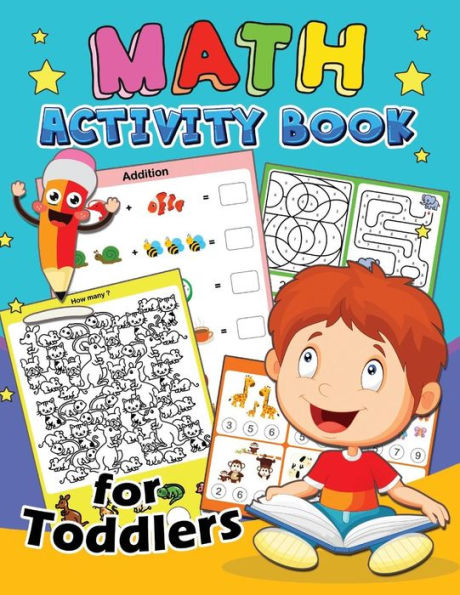 Math Activity Book For Toddlers : Education Game Activity And Coloring Book For Toddlers & Kids