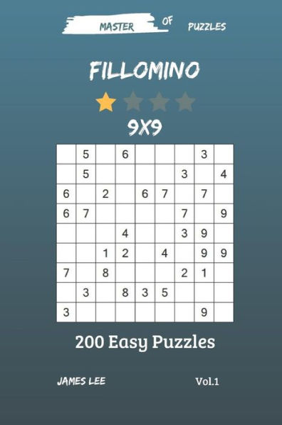 Master Of Puzzles - Fillomino 200 Easy Puzzles 9X9
