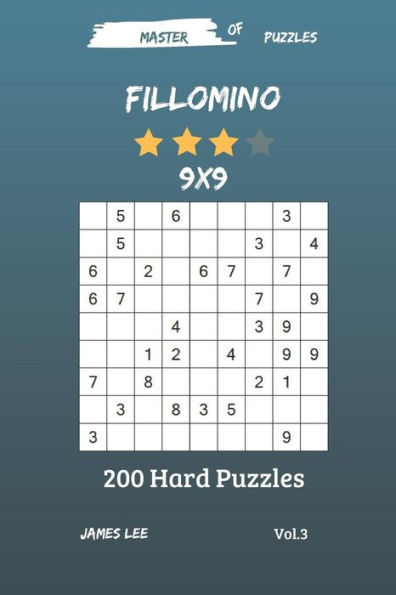 Master Of Puzzles - Fillomino 200 Hard Puzzles 9X9