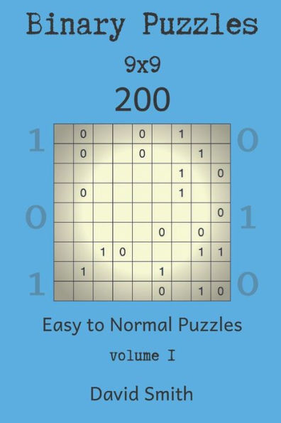 Binary Puzzles - 200 Easy to Normal Puzzles 9x9 vol.1